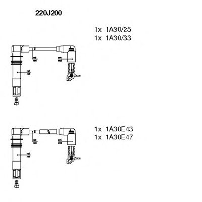 Set cablaj aprinder VW 1,4 16V POLO 00-