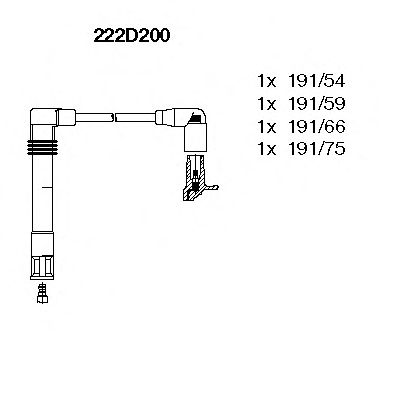 Set cablaj aprinder VW 1,8 A3 96-