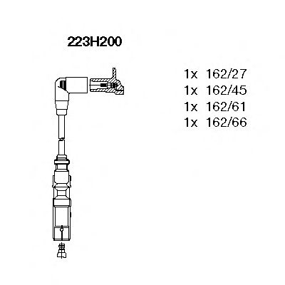 Set cablaj aprinder VW 1,6 GOLF 97-/A3 96-/A4 95