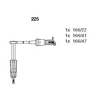 Set cablaj aprinder MERCEDES-BENZ M104