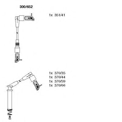 Set cablaj aprinder OPEL ASTRA/KADETT 1,4-2,0 91