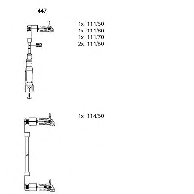 Set cablaj aprinder VW 2,0-2,3 AUDI 80/ AUDI 100