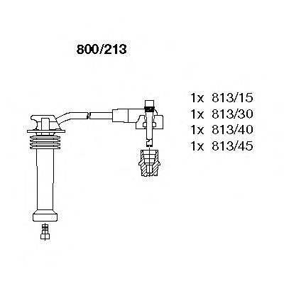 Set cablaj aprinder FORD FIESTA/ESC/MON 1,6-2,0