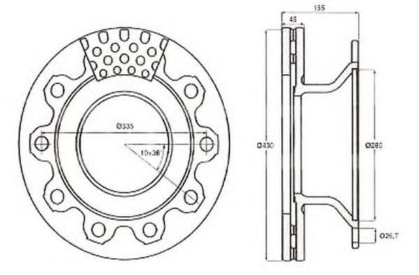 Disc frana