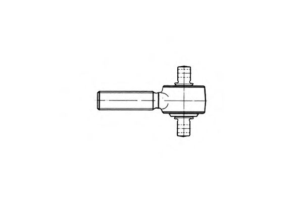 Articulatie sferica, traversa ax