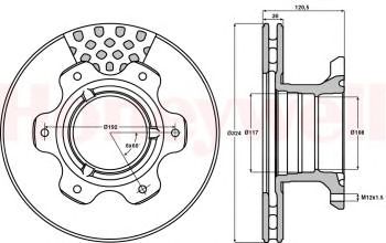 Disc frana