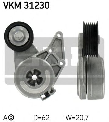 rola intinzator,curea transmisie VW 2,3 V5 GOLF4/BORA/TOLEDO II