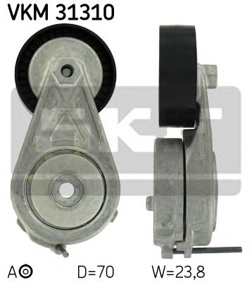 rola intinzator,curea transmisie VW A4/5/6/Q5/EXEO/AMAROK/MULTIVAN 2,0TSI