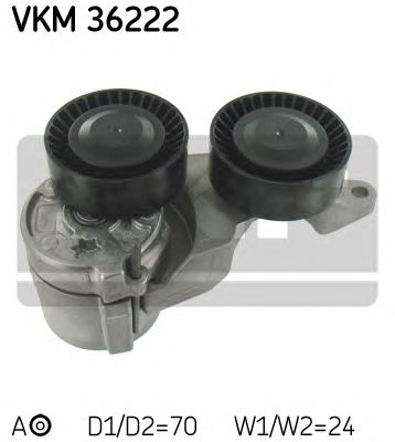 rola intinzator,curea transmisie VOLVO S60/S80/V70/XC90/