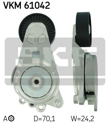 rola intinzator,curea transmisie TOYOTA 1,4D-4D 04- COROLLA/VERSO/YARIS/URBAN CRUISER