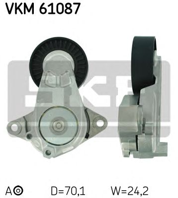 rola intinzator,curea transmisie TOYOTA 1,33 07- COROLLA/YARIS/AURIS