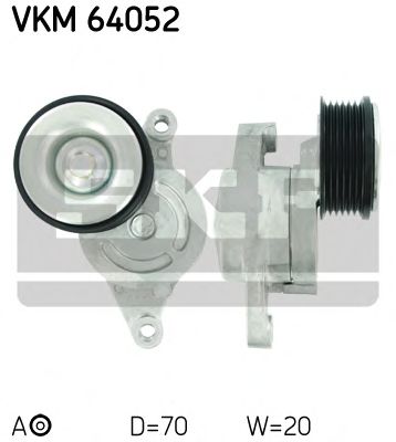 rola intinzator,curea transmisie MAZDA 2 1,3/1,5 07-