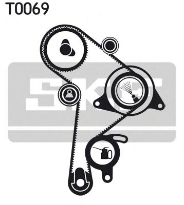 Set curea de distributie VW POLO 1,9D 94-