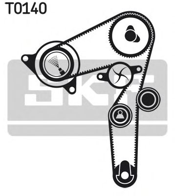 Set curea de distributie FIAT 1,6D M-JET 08-