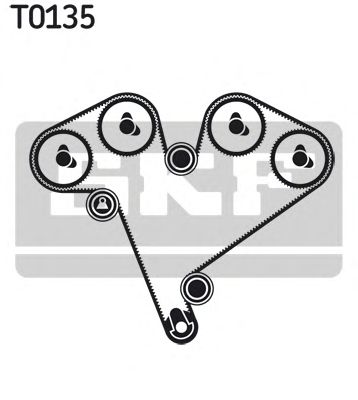 Set curea de distributie OPEL CALIBRA/OMEGA/VECTRA 2,5I