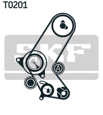 Set curea de distributie OPEL 1,7 CDTI 02- ASTRA 129Z