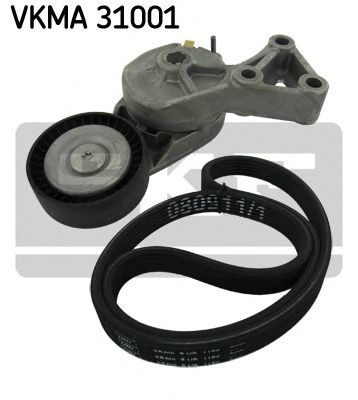 Set curea transmisie cu caneluri VW 1,9TDI