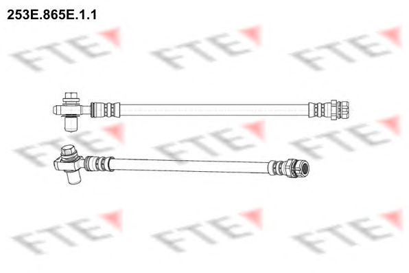 Furtun frana TOYOTA COROLLA 1,33-1,6 07