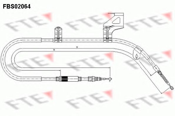 Cablu, frana de parcare VW PASSAT 96-05