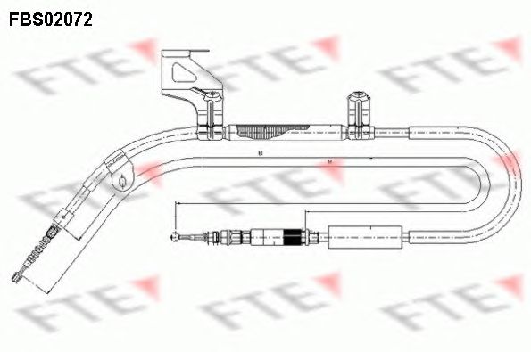 Cablu, frana de parcare VW A6 97-05