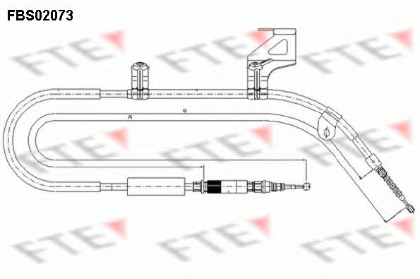 Cablu, frana de parcare VW A6 97-05