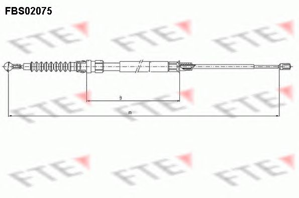 Cablu, frana de parcare VW GOLF 5/6/PLUS 03-