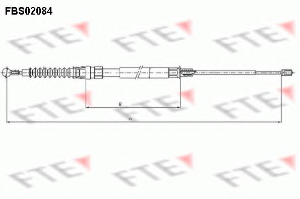 Cablu, frana de parcare VW TOURAN 03-