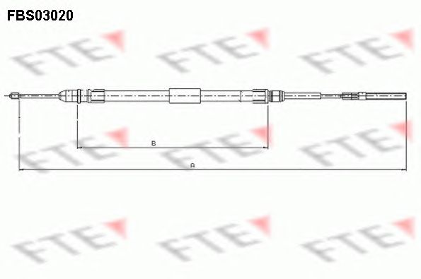 Cablu, frana de parcare BMW E46 99-05