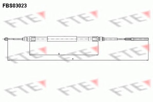 Cablu, frana de parcare BMW E39 95-04