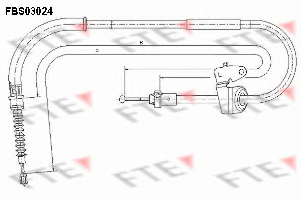 Cablu, frana de parcare MINI ONE/COOPE 01-07