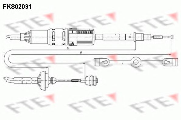 Cablu ambreiaj VW T4 9/90-03