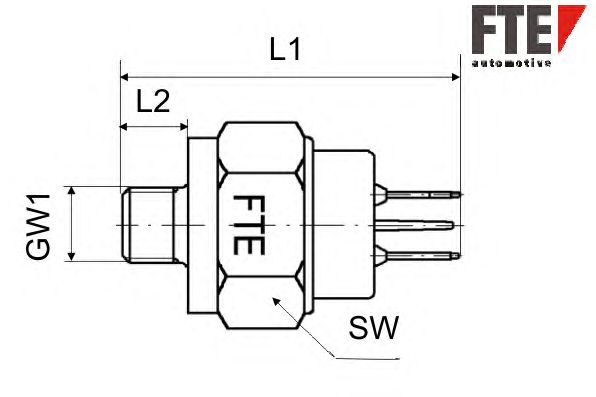 Comutator lumini frana