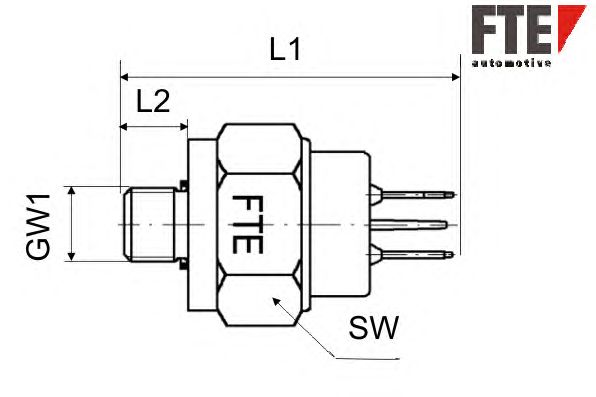 Comutator lumini frana