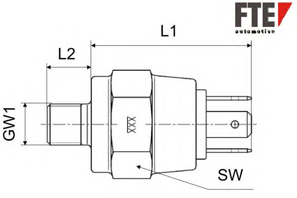 Comutator lumini frana