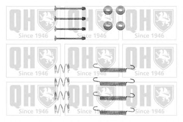 set accesorii, saboti frana parcare