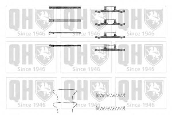 Set accesorii, placute frana