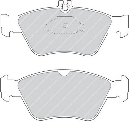 set placute frana,frana disc MERCEDES-BENZ W202/210 93-