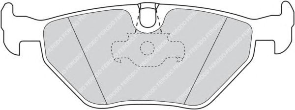 set placute frana,frana disc BMW E39 11/95-