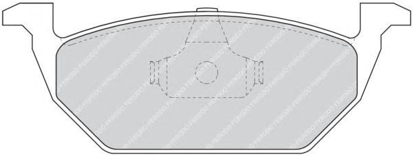 set placute frana,frana disc VW A3/BORA/GOLF 4/POLO/OCTAVIA/FABIA/IBIZA