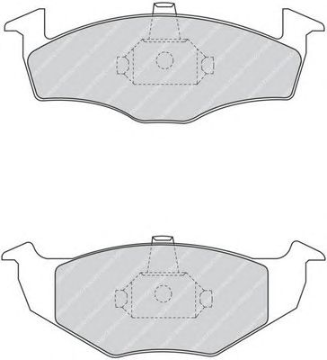 set placute frana,frana disc VW POLO 94-01/LUPO/FABIA 1,2 239MM