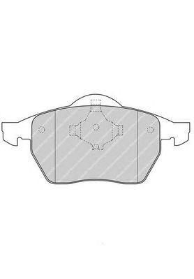 set placute frana,frana disc AUDI A4 1,6-2,8 QUATTRO 94-01