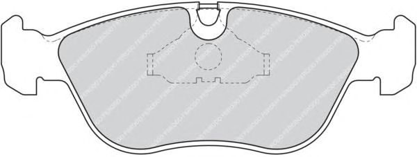 set placute frana,frana disc VOLVO C70/S70/V70 97-05