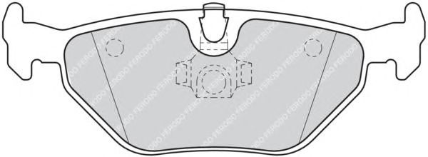 set placute frana,frana disc BMW E46 98-