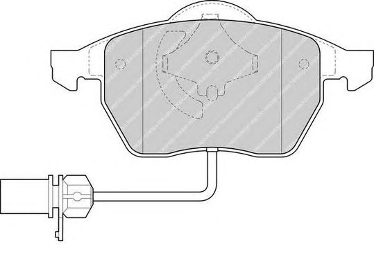 set placute frana,frana disc VW A4/A6 95-11 156 X 71