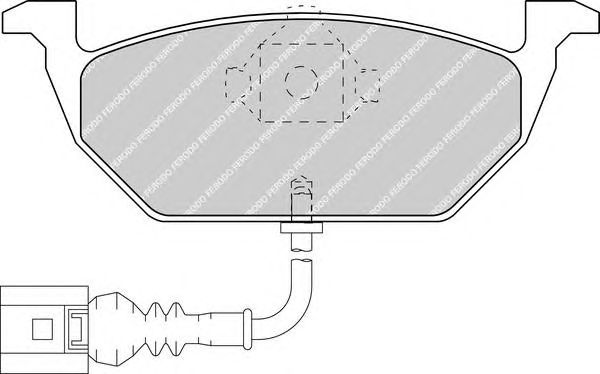 set placute frana,frana disc VW A3/BORA/GOLF 4/POLO/OCTAVIA/FABIA/IBIZA