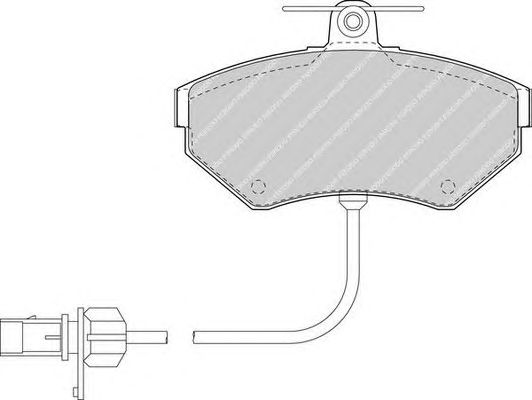 set placute frana,frana disc VW A4/PASSAT 96-