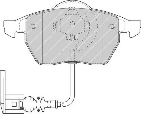 set placute frana,frana disc VW BORA/GOLF/POLO 1,8-2,8 97-10