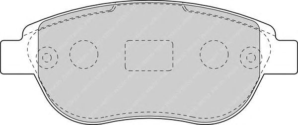 set placute frana,frana disc CITROEN BERLINGO/C3/C4/XSARA 00-