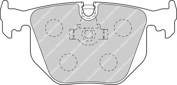 set placute frana,frana disc BMW E38/E46 00-