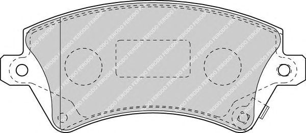 set placute frana,frana disc TOYOTA COROLLA 00-07